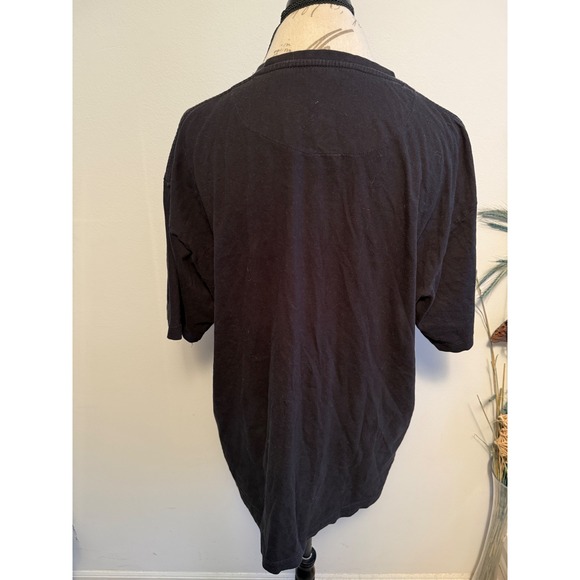 ED HARDY Mens Black Short Sleeve TShirt Egyptian Hieroglyphics Graphic XXL - Picture 4 of 8